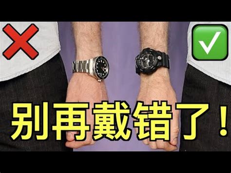 供意思 戴手錶正確位置